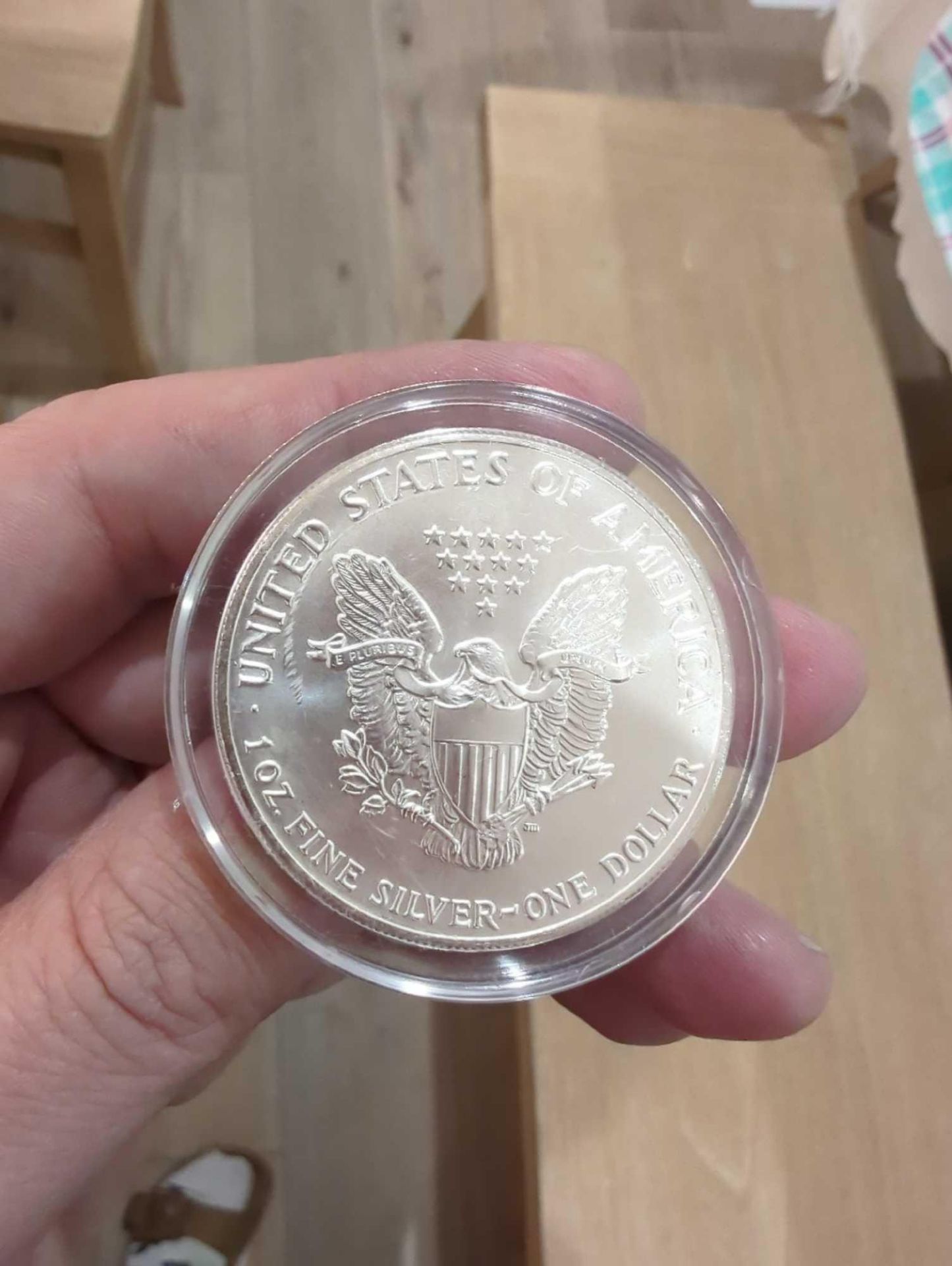 1991 American Silver Eagle - Image 2 of 2