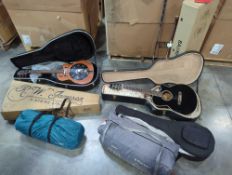guitars/tents/irons