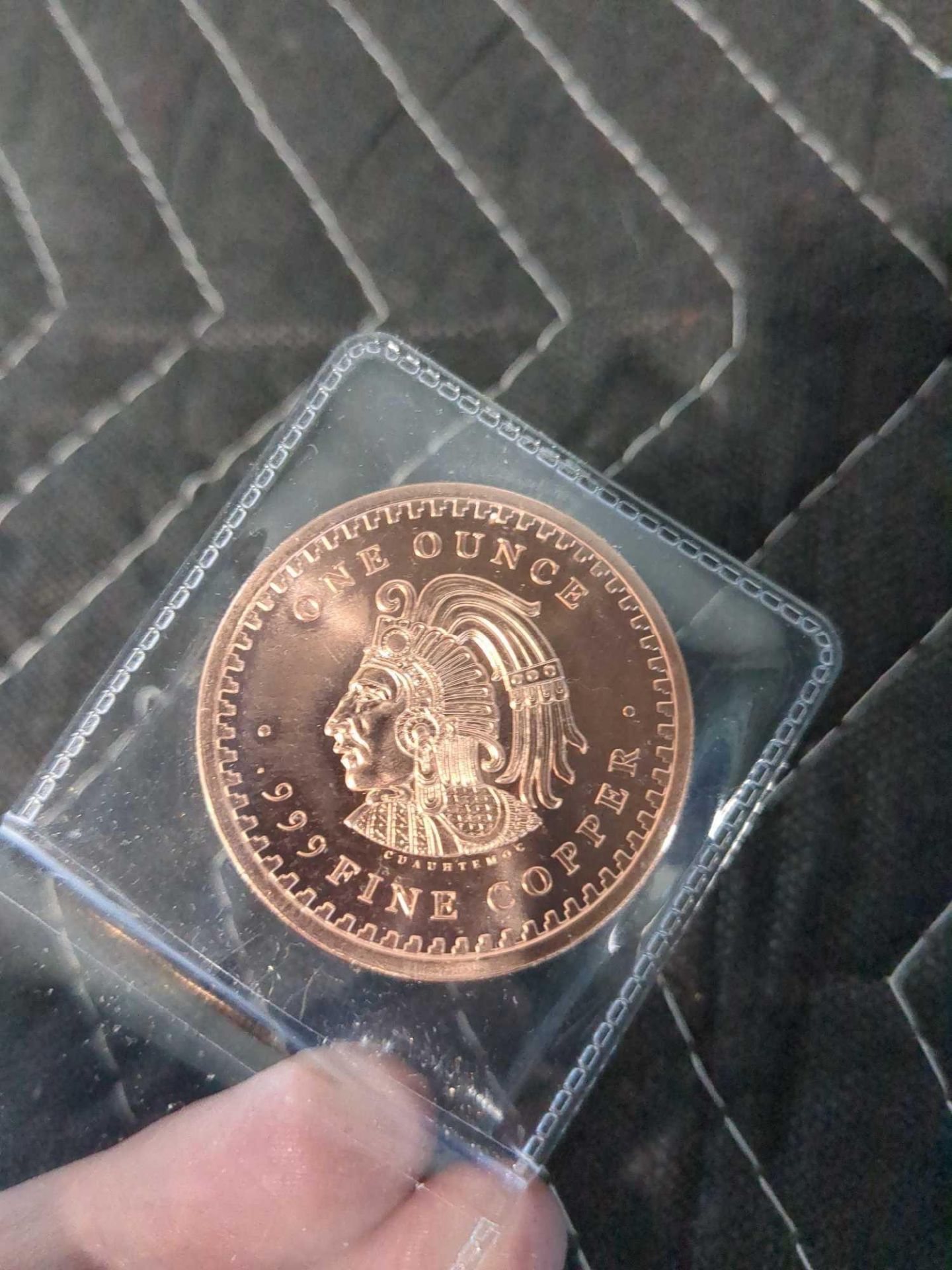 Copper & Silver Aztec Type Coins - Image 2 of 5