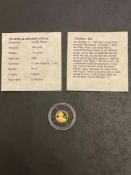 Gold Christopher Columbus Coin