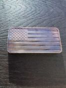 10 oz Silver Flag Bar