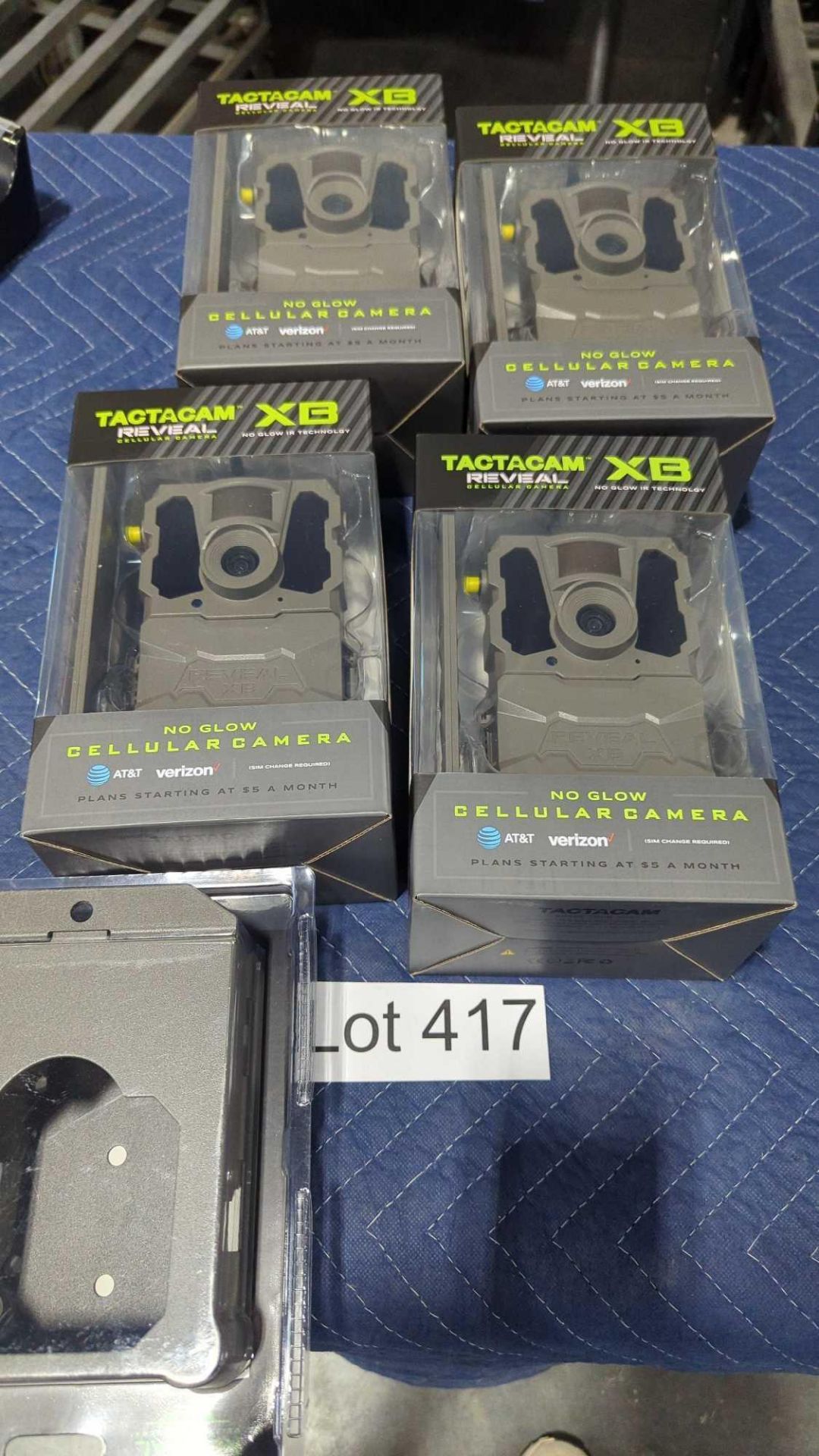 4 Tactacam Reveal Cellular Trail Cameras XB, with single mount box - Image 3 of 5