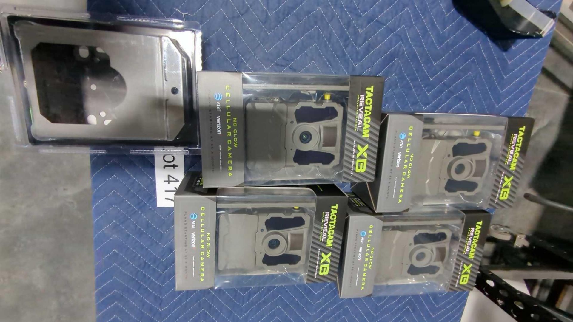 4 Tactacam Reveal Cellular Trail Cameras XB, with single mount box - Image 2 of 5