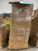 pallet of LG fridge parts