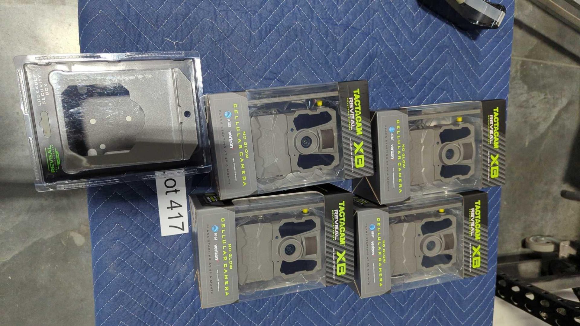 4 Tactacam Reveal Cellular Trail Cameras XB, with single mount box - Image 5 of 5