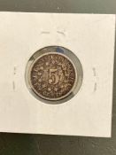 1868 5 Cent Shield Nickel