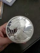 1996 1 pound fine silver silver eagle