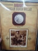 1887 Morgan Dollar Unc Condition with historic facts