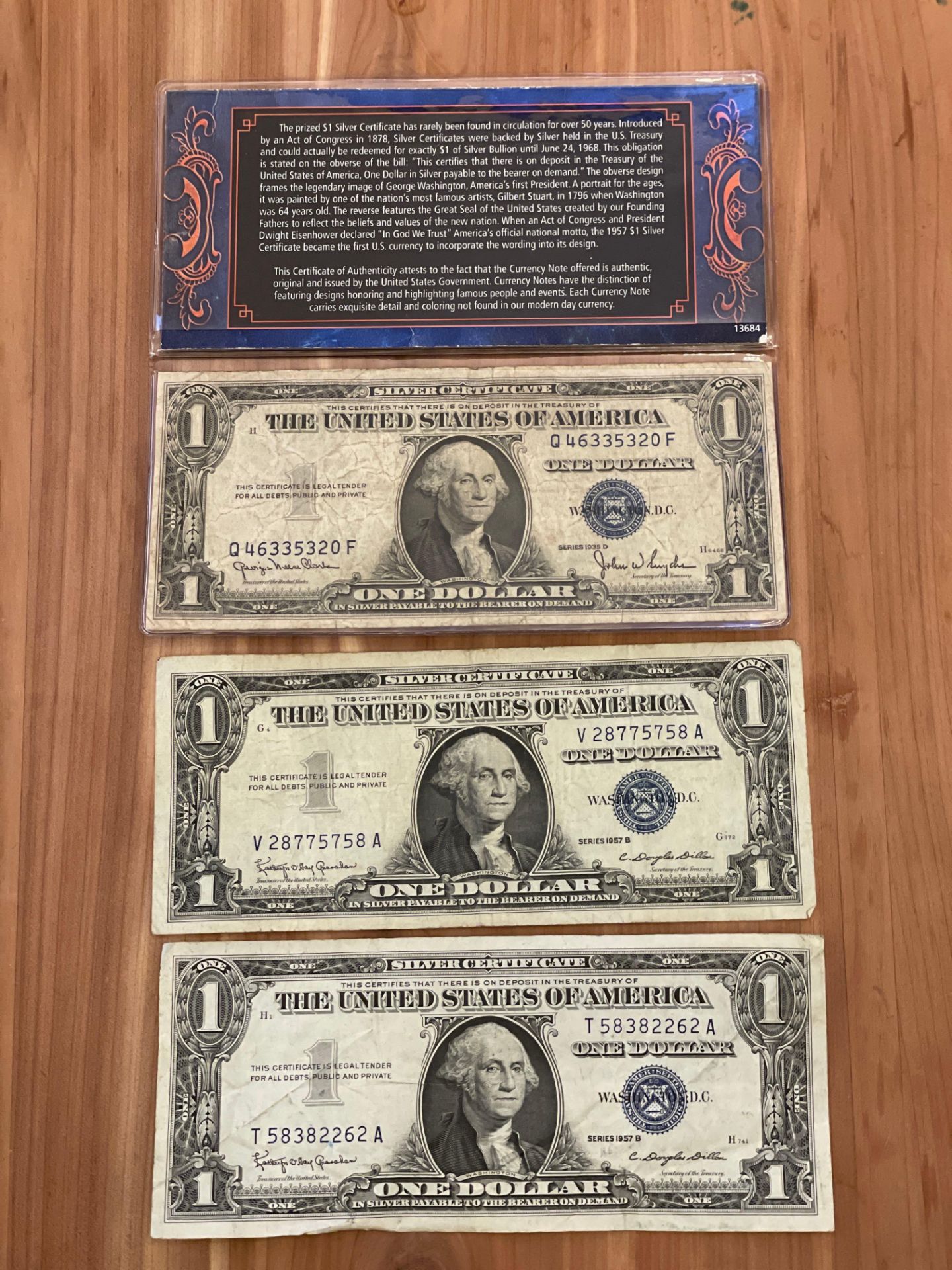 Silver Certificates