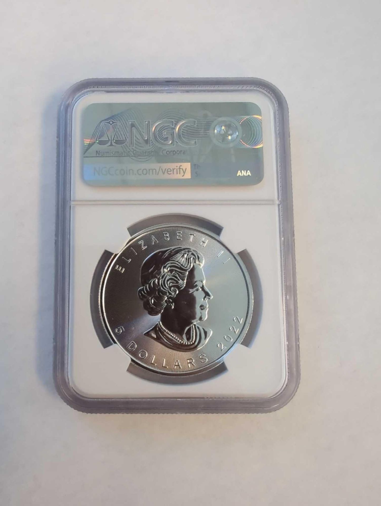 2022 graded maple leaf coin - Image 2 of 2