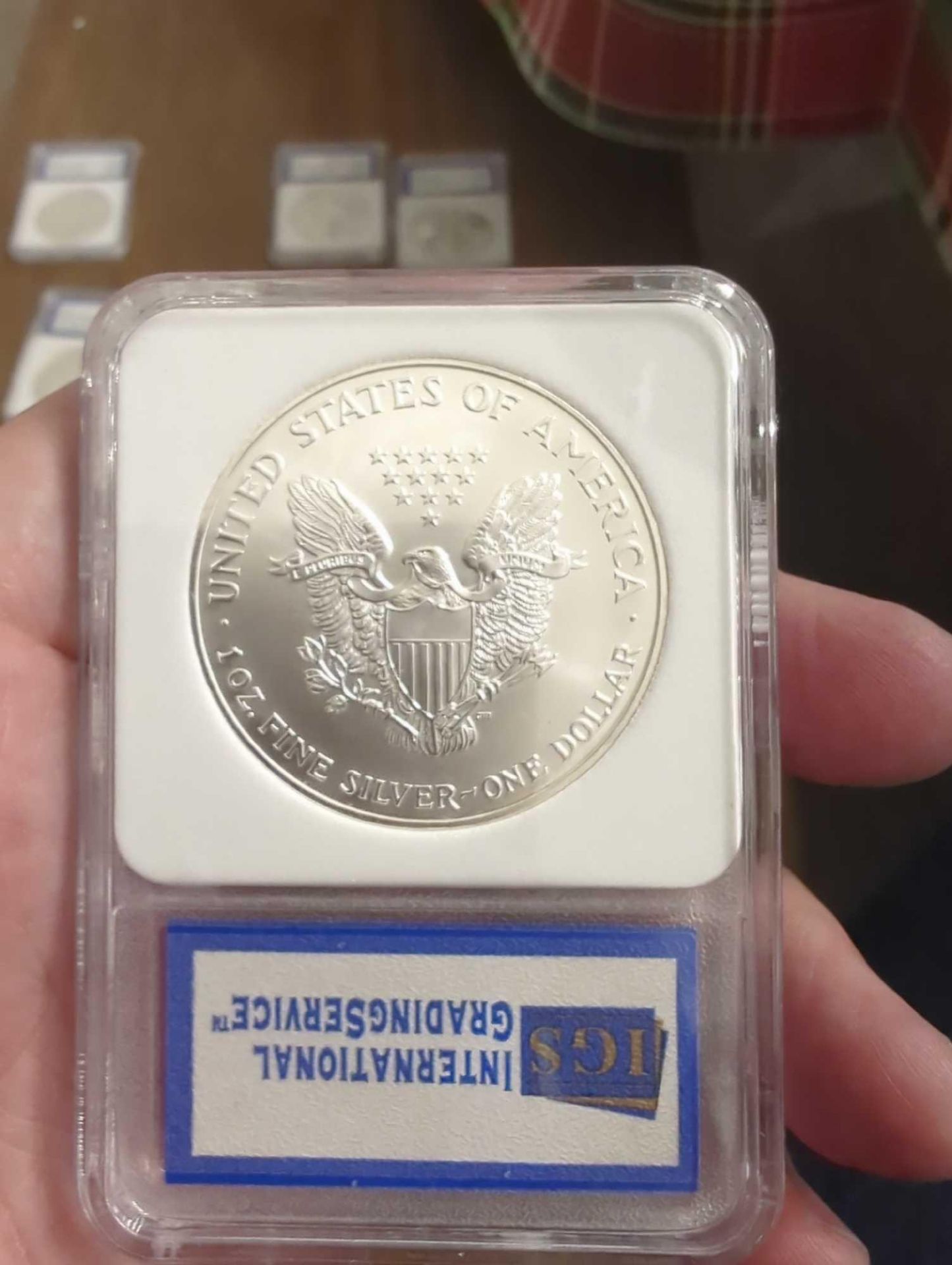 1999 American Silver Eagle MS70 - Image 2 of 2