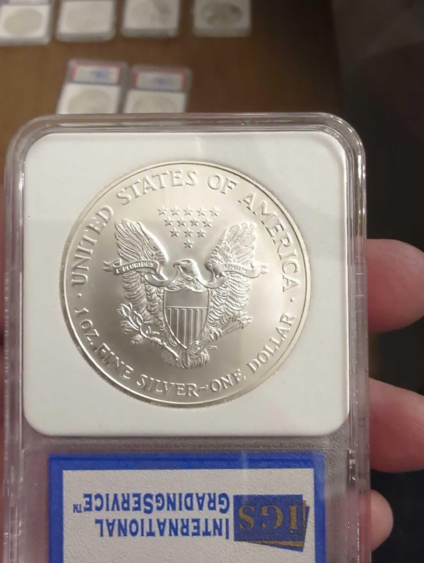 2003 American Silver Eagle MS70 - Image 3 of 3