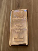 1000 g Fine Copper Bar, Germania Mint