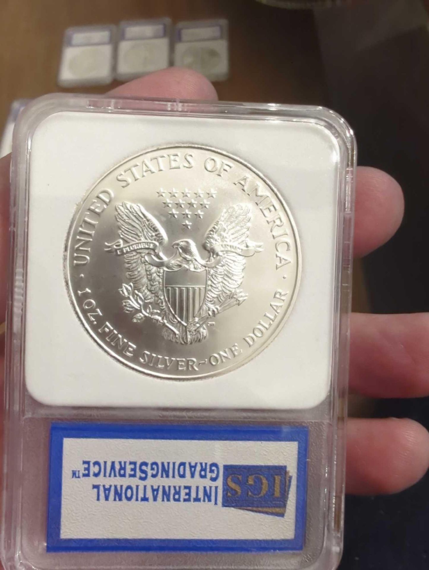 1998 American Silver Eagle MS70 - Image 2 of 2