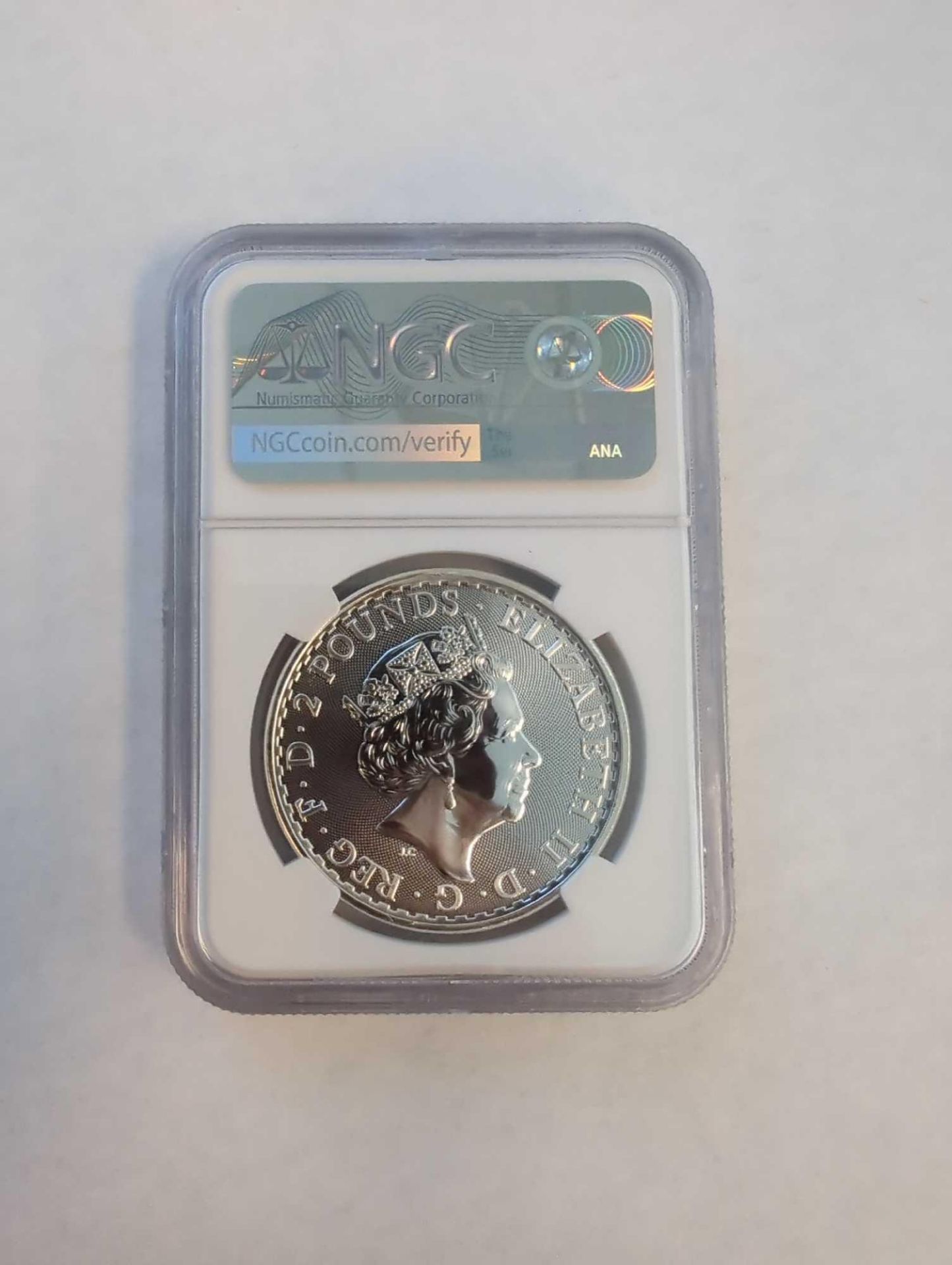 2021 graded Britannia coin - Image 2 of 2