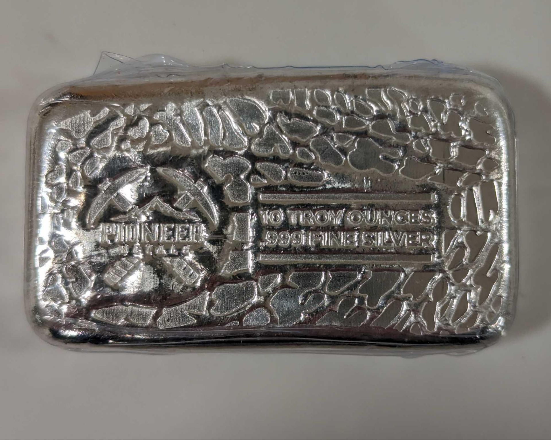 10 oz silver bar pioneer metal