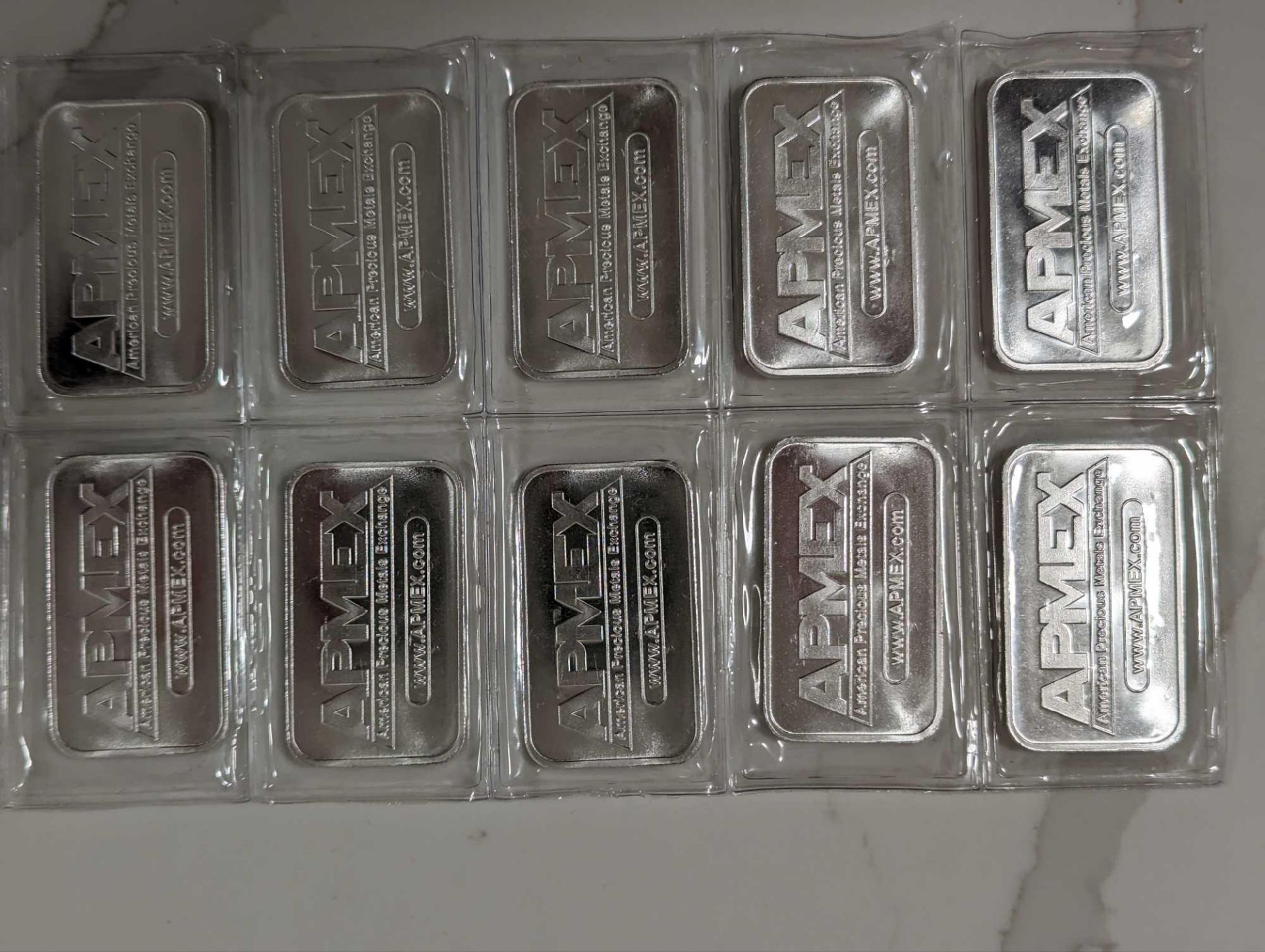 (10) 1 oz apmex silver bars - Image 2 of 4