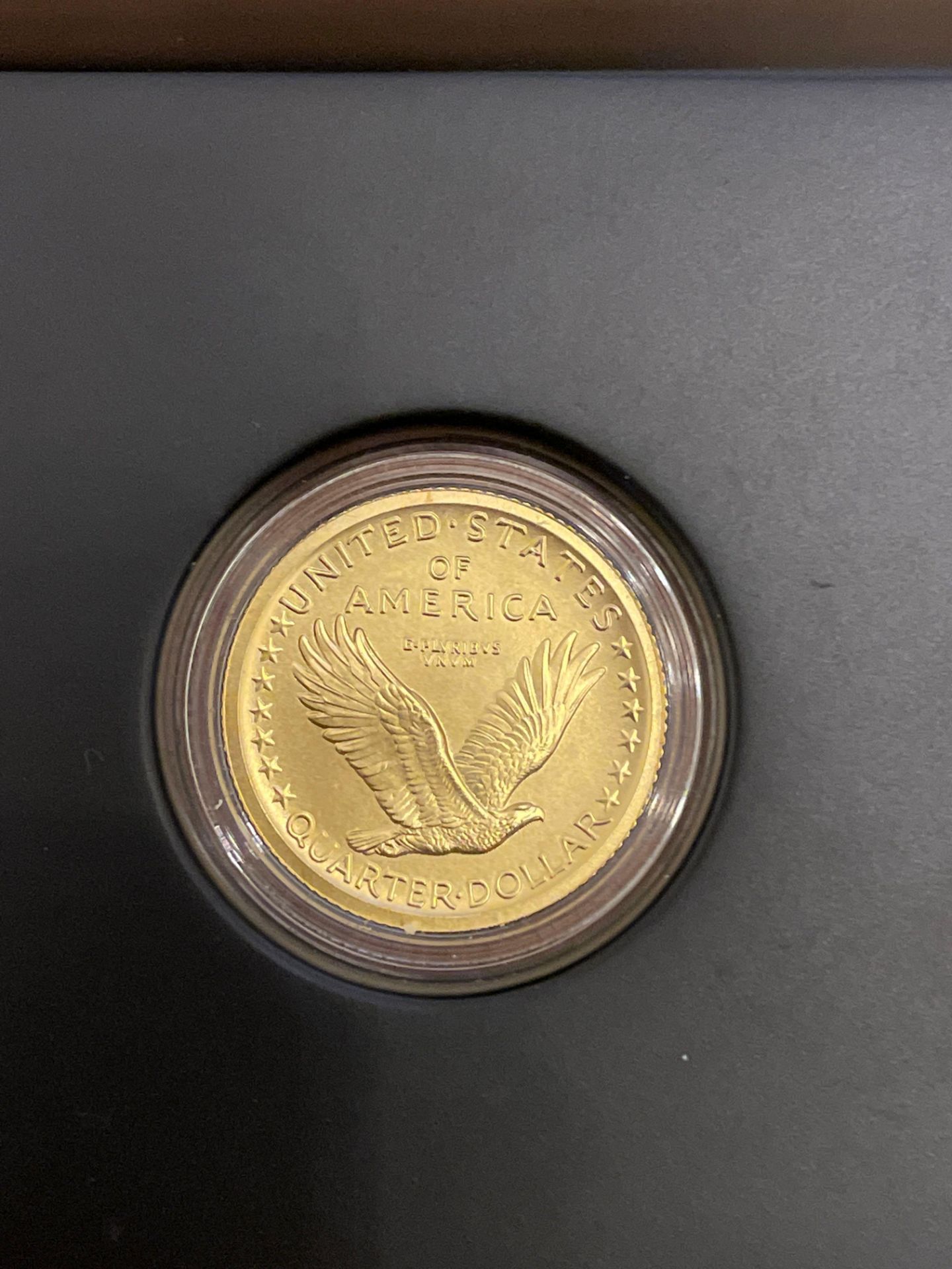 2016-W 1/4 oz Gold Standing Liberty Quarter Centennial - Image 3 of 7