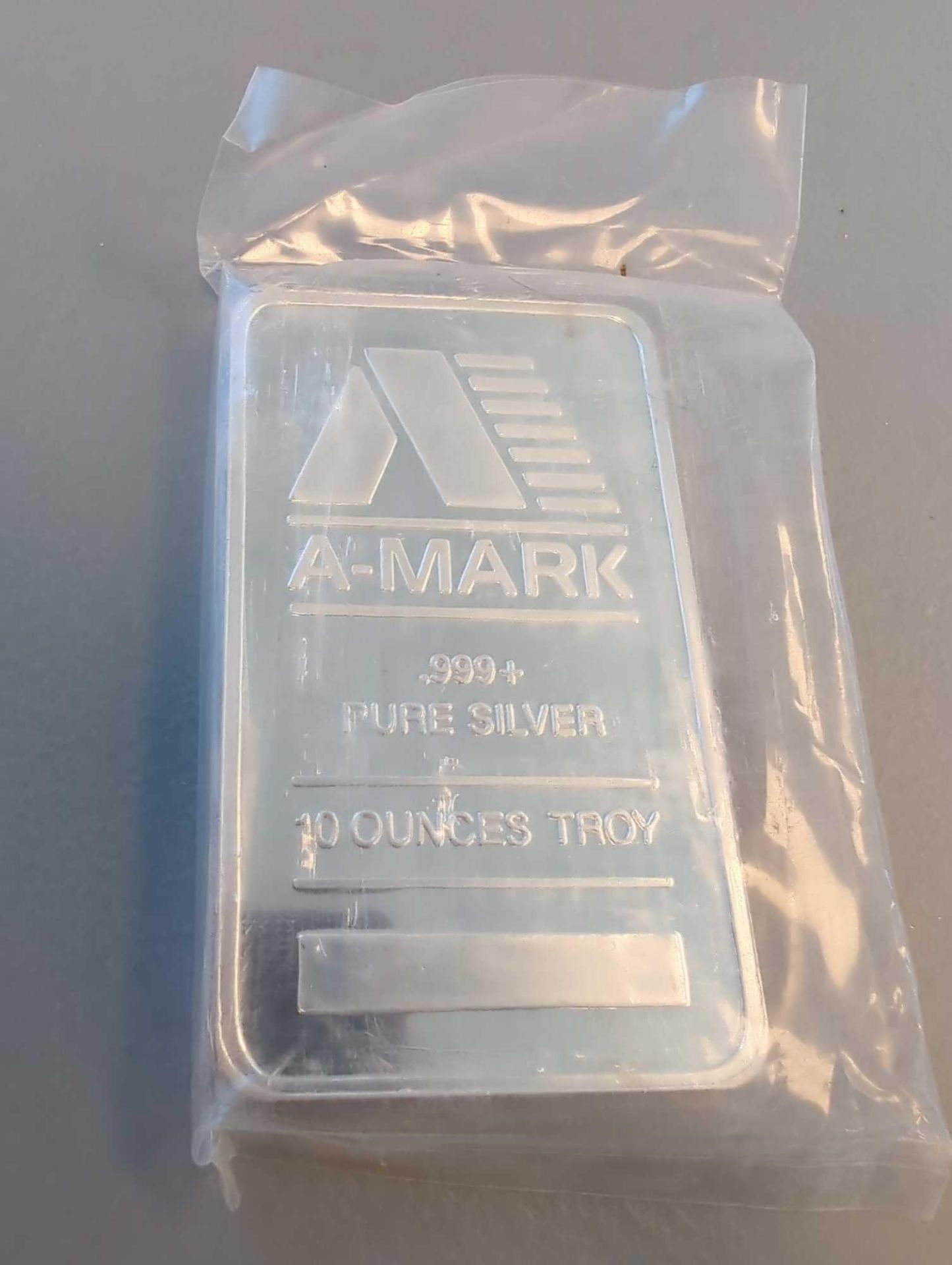 10 oz. vintage a mark silver bar