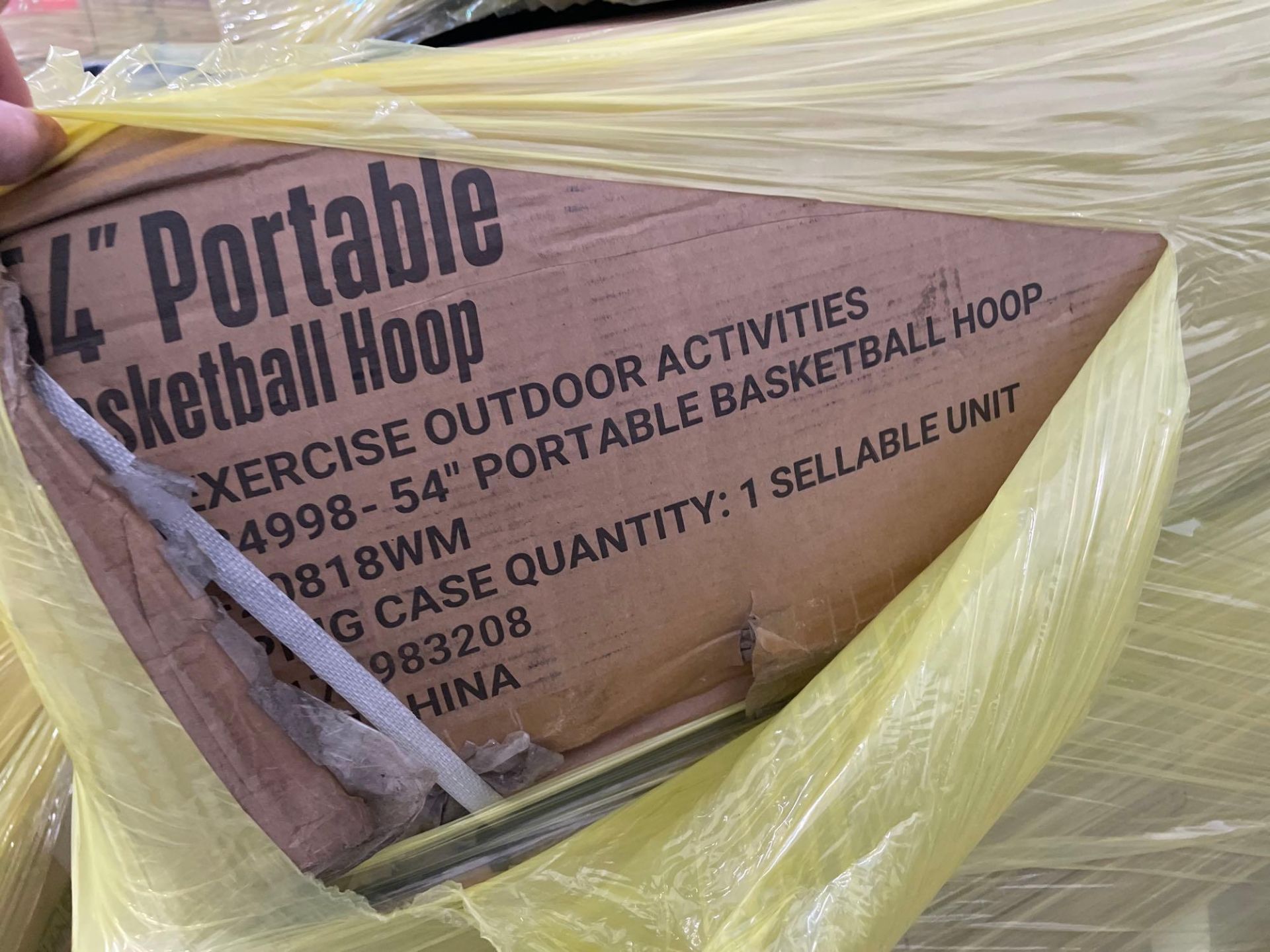 54" Portable basketball hoop, and more - Image 4 of 6