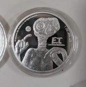 4 E.T. 1 oz Coins