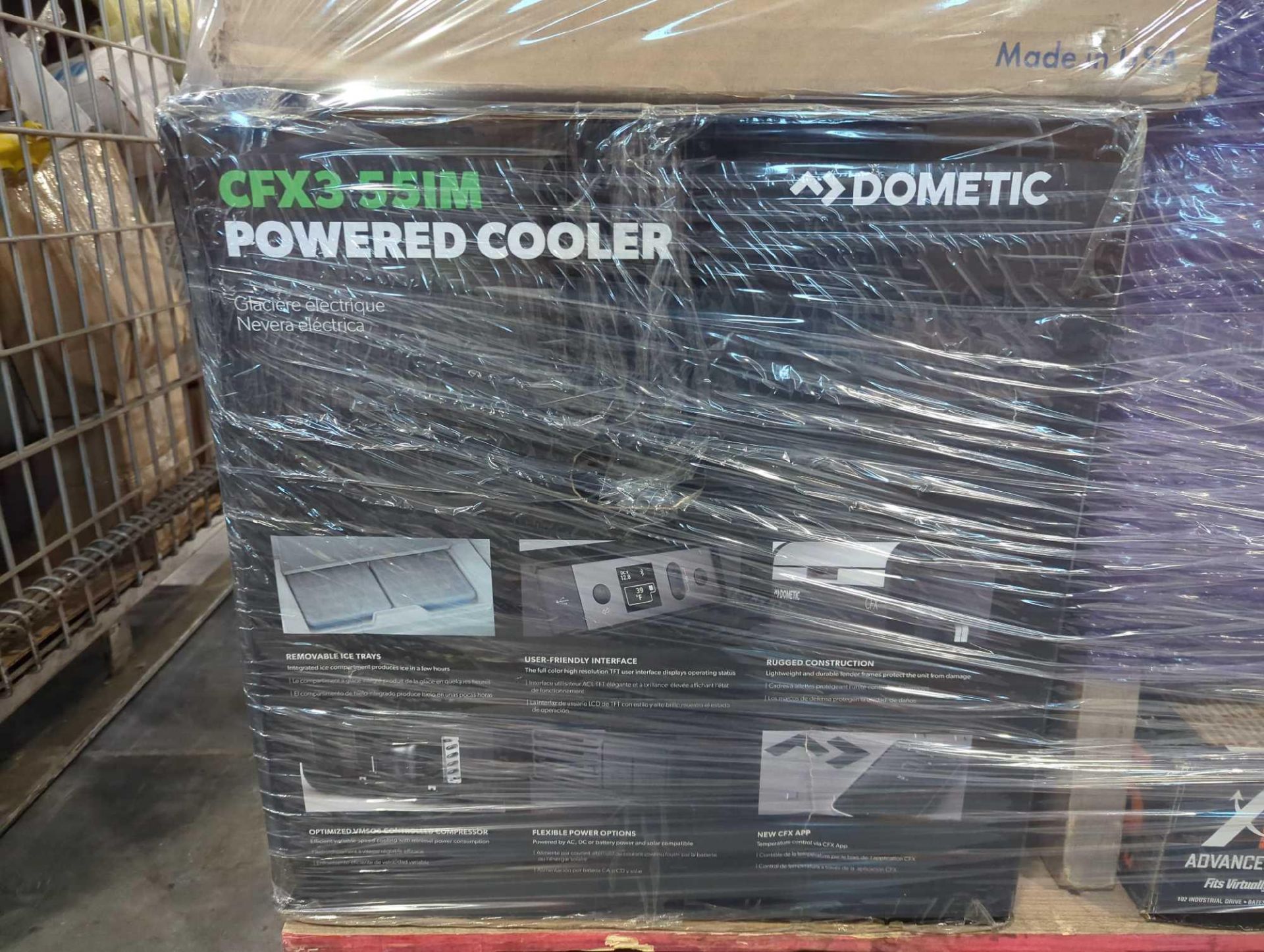 Dometic CFX3 Cooler, Rolled Mattress