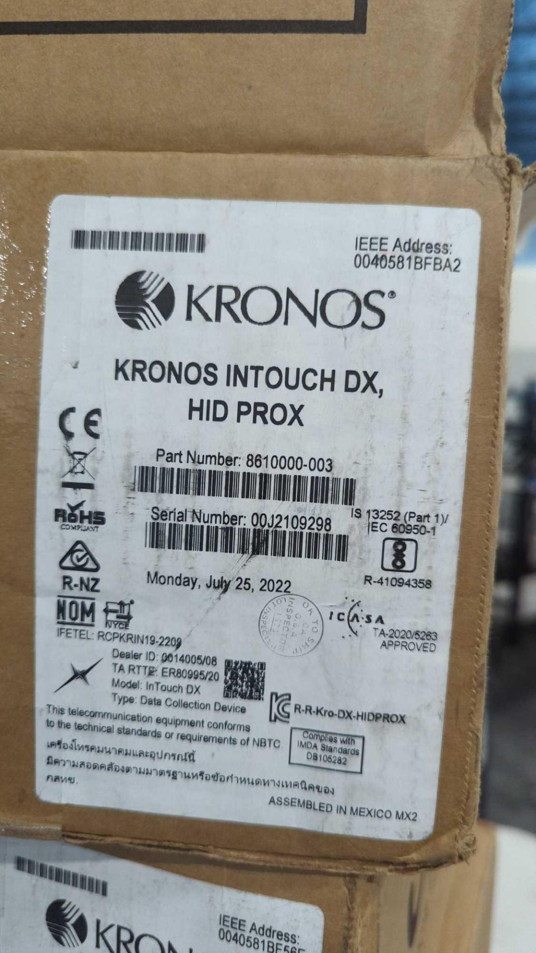 4 Kronos in touch DX HID Prox - Image 5 of 7