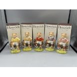 Five Boxed John Beswick Cats from Sporting Cats Co