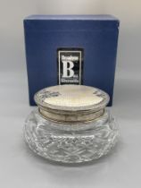 Hallmarked Broadway & Co Silver Top and Crystal Dr
