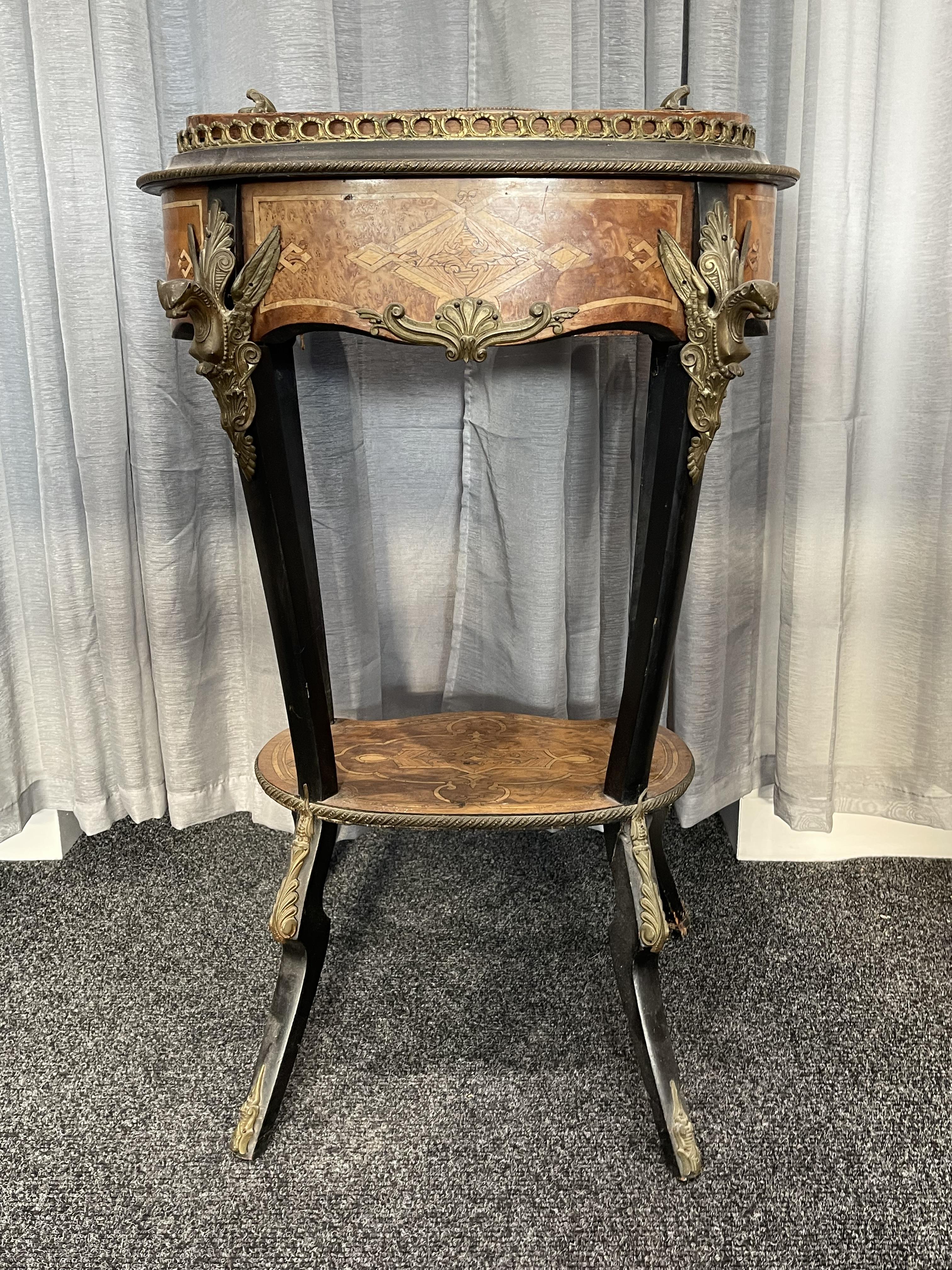 A Small Napoleon III Jardinière Table. France, thi - Image 11 of 26