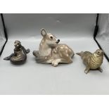 Royal Copenhagen - Bambi Deer, Rosenthal Germany -