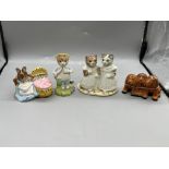 Beswick England - Beatrix Potter - Hunca Munca, Be