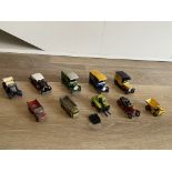 Quantity of assorted vintage vehicles