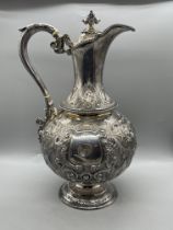 English Hallmarked 1875 Victorian Solid Silver Cla