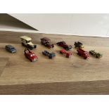 Quantity of assorted vintage vehicles