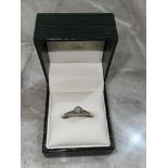 0.25ct 9ct White Gold Solitaire Diamond Ring