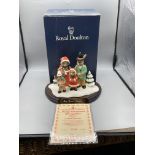 Boxed Royal Doulton - Merry Christmas Bunnykins -