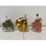 Royal Doulton Michelle, Kirsty and Fair Lady Figur