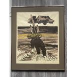 Print - Framed and Signed of Elephant 1/35