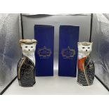 Boxed Royal Crown Darby - Royal Cats - Pearly Quee