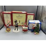 Boxed Royal Doulton Bunnykins - Santa Bunnykins, B