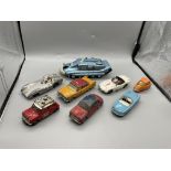 Eight Vintage Collectable Model Vehicles