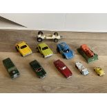 Assorted vintage vehicles