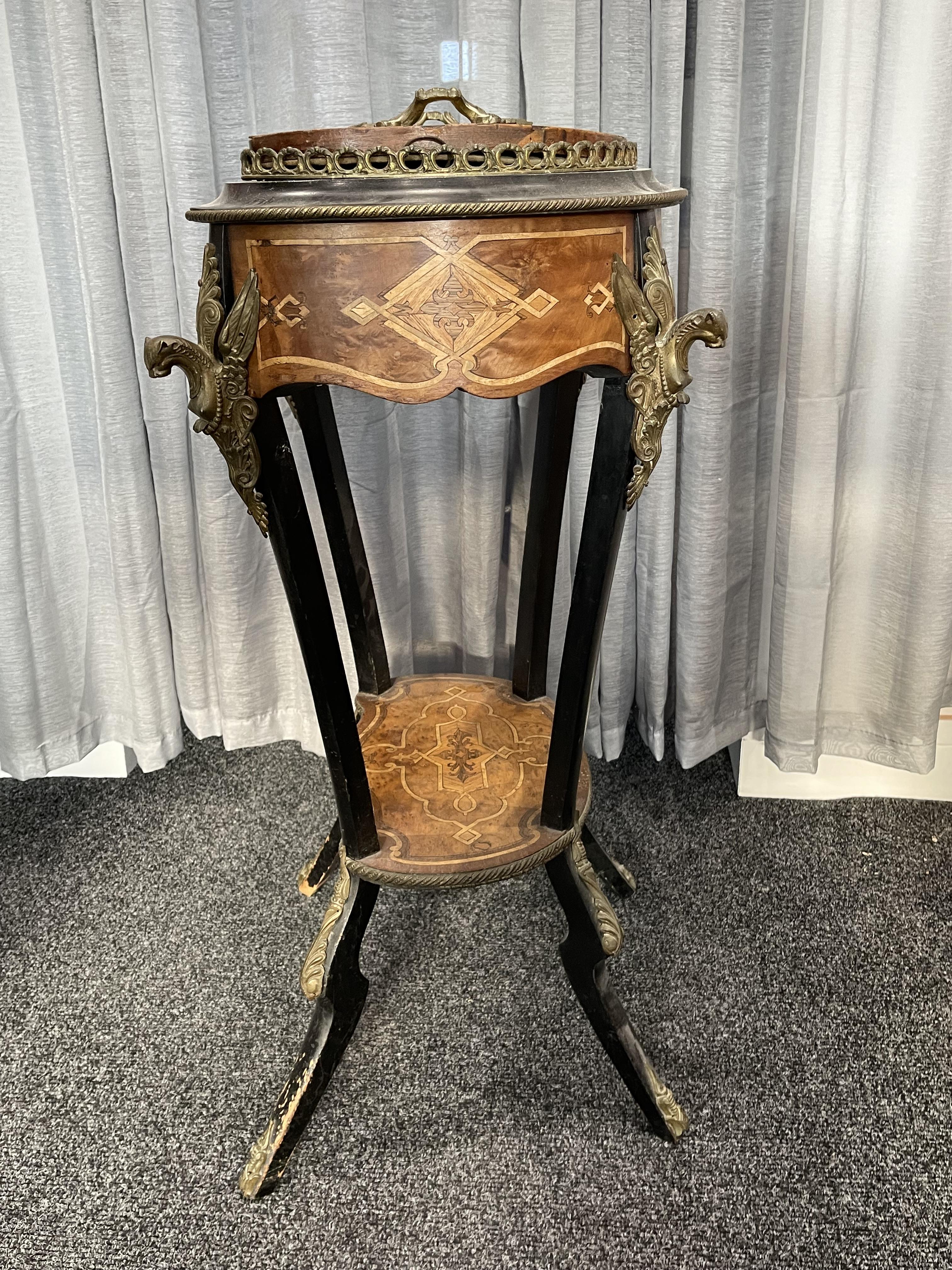 A Small Napoleon III Jardinière Table. France, thi - Image 10 of 26