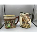 Royal Doulton - Indian Chief Jug and Royal Doulton