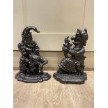 Cast Iron Punch & Judy Door Stops