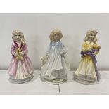 Royal Doulton Faith, Hope and Charity Figures, Goo