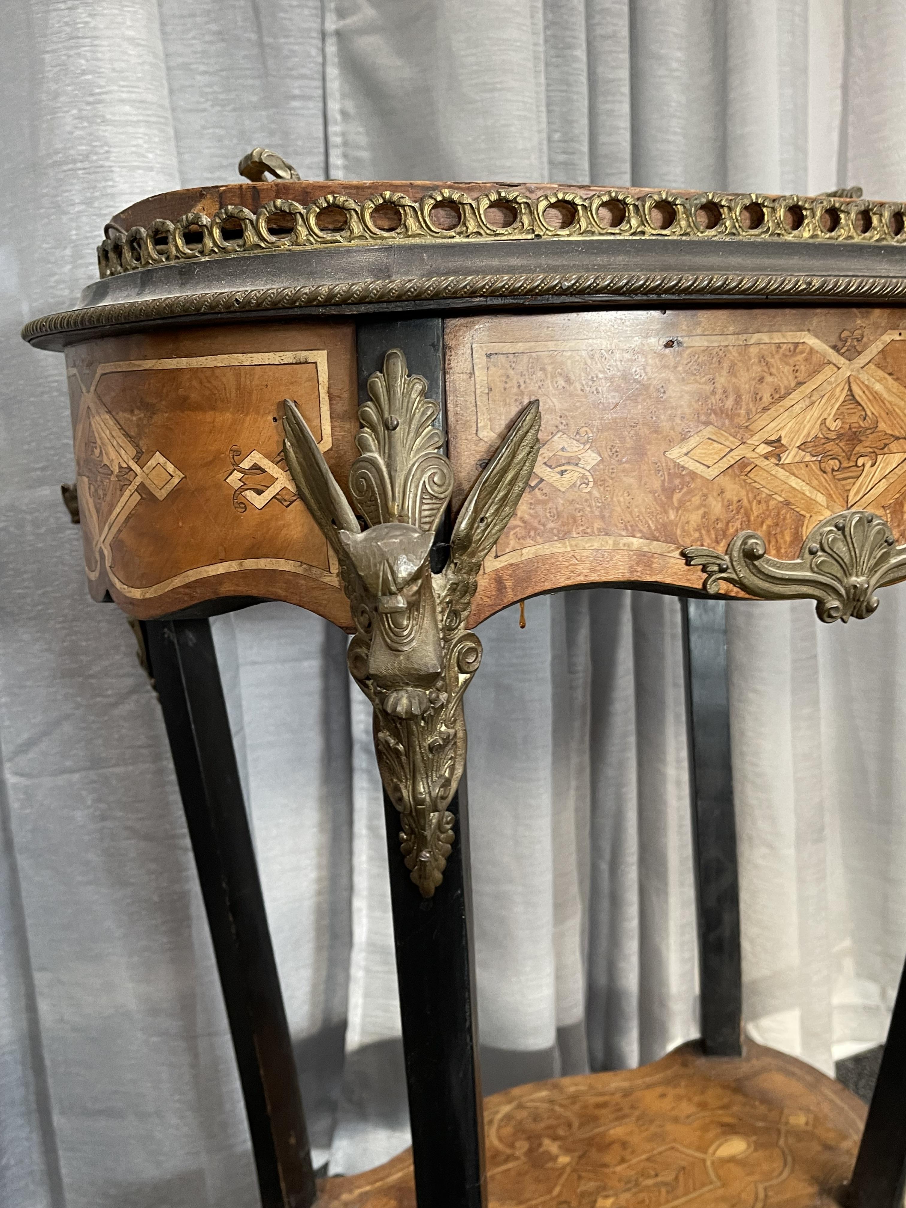 A Small Napoleon III Jardinière Table. France, thi - Image 12 of 26