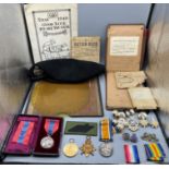 Assorted Lot to include WWI British War Silver Me