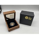 2011 Royal Mint Gold Proof Quarter Sovereign, Unci